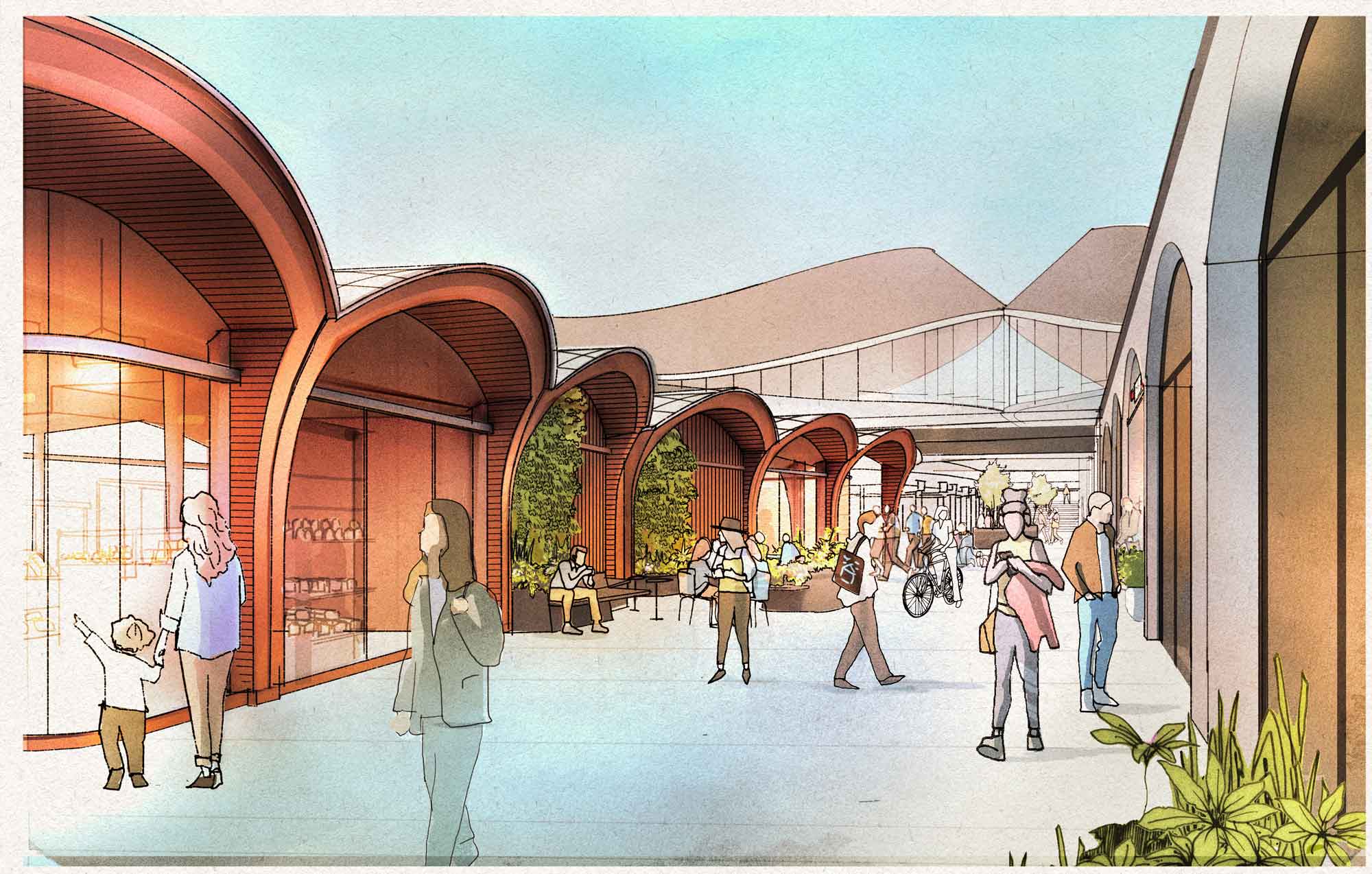 Artist’s impression of the new pavilion Artist’s impression of the new pavilion